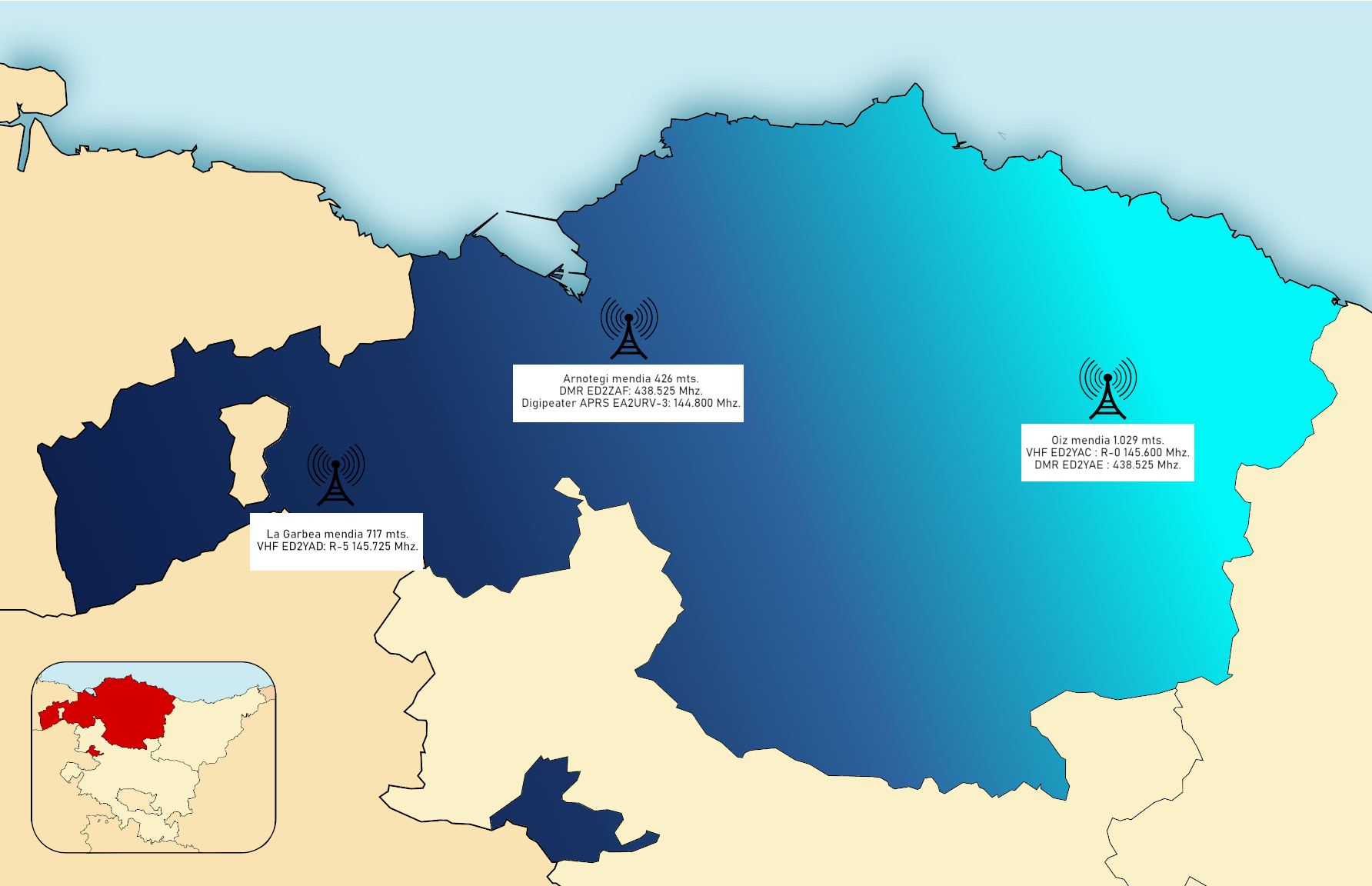 Mapa Red URV